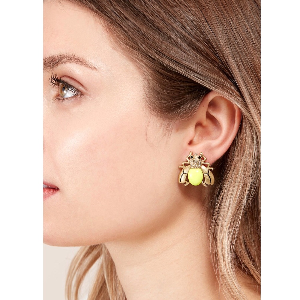 Stella & Dot [V] 2-in-1🐝Buzz Thrill Hoops Bumblebee Earrings - Picture 14 of 16